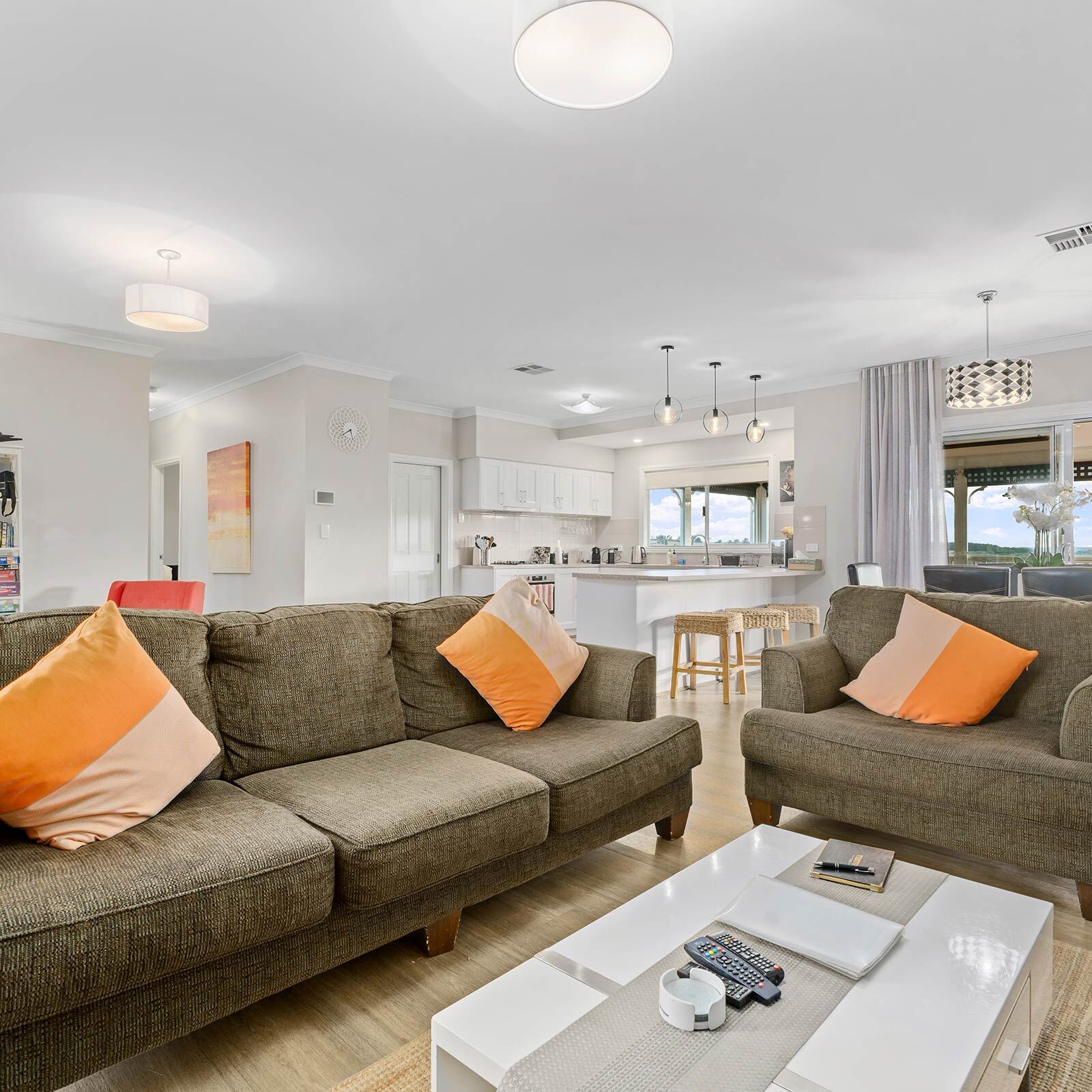 Leda Lodge Airbnb Living Room